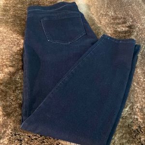 J Jill denim 5 pocket leggings size 6P.